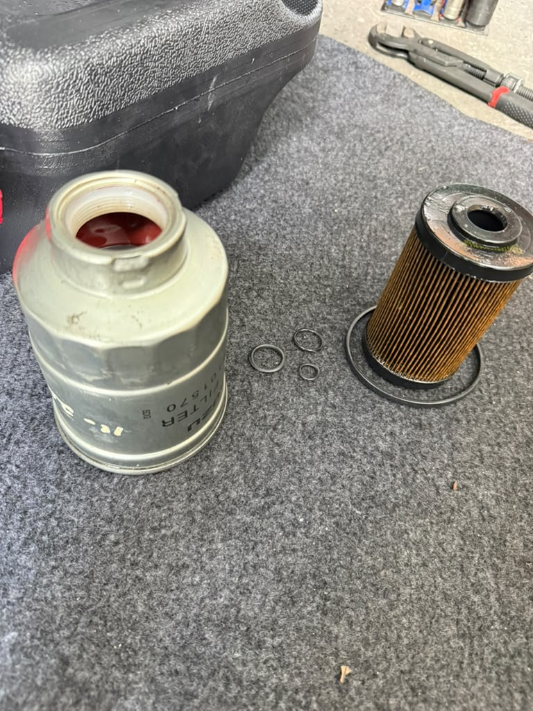 Diesel fleet fuel-filter replacement