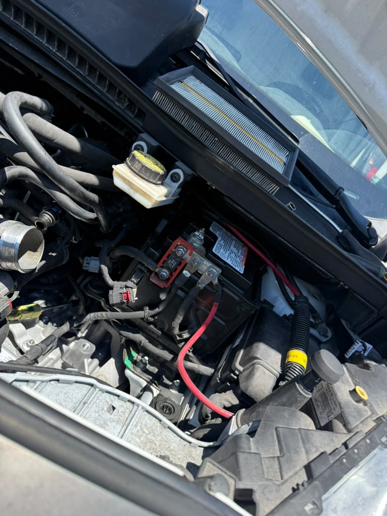 Correct battery installed in a Ford Transit Connect fleet vehicle